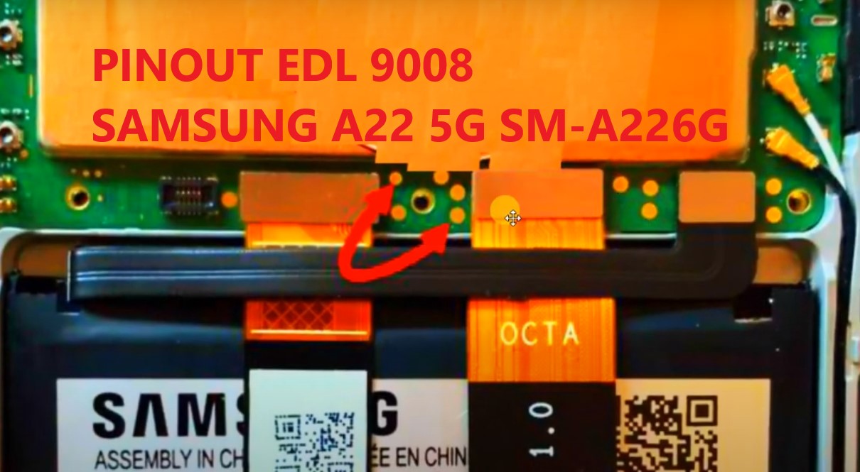 Pinout EDL Samsung A22 5G