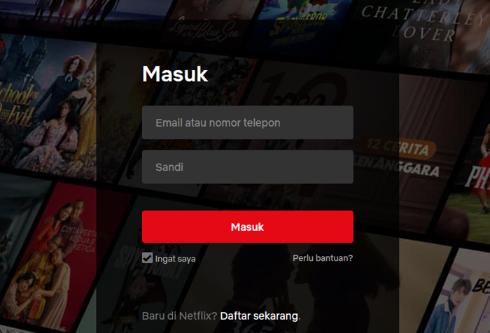 Cara Daftar Akun Netflix Lewat Situs Resminya